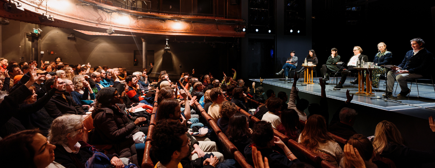 Nina Segal, Devyani Saltzman, Katie Posner, Mark Borkowski, Lilli Geissendorfer & David Byrne